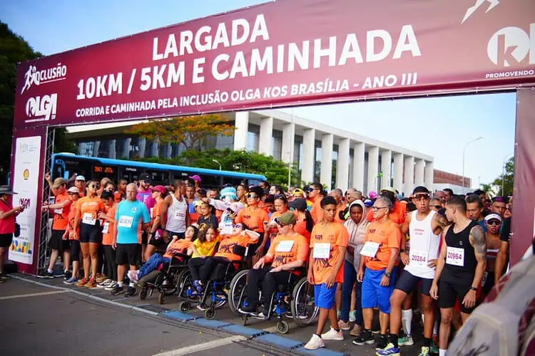 Brasília recebe a Corrida e Caminhada pela Inclusão Olga Kos