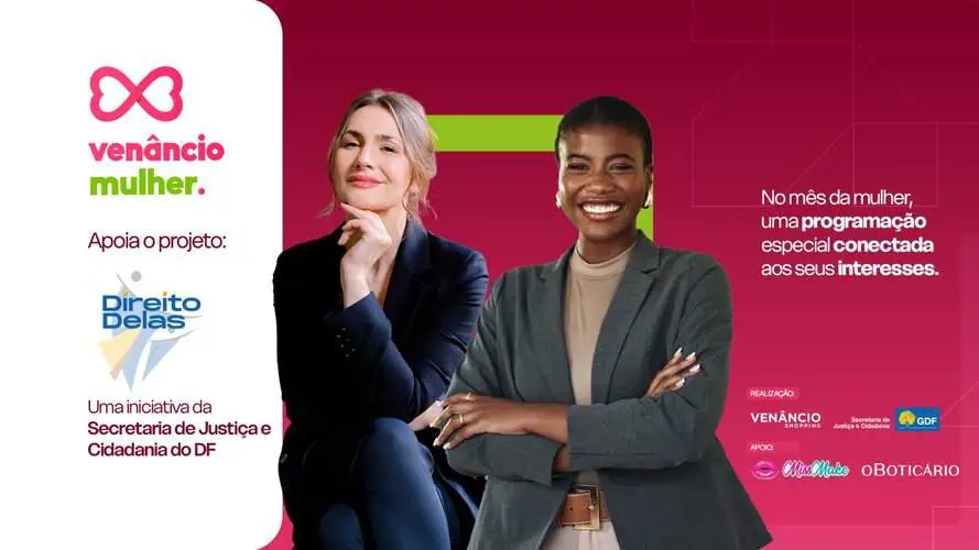 Venâncio Shopping promove programação especial para  a Mulher