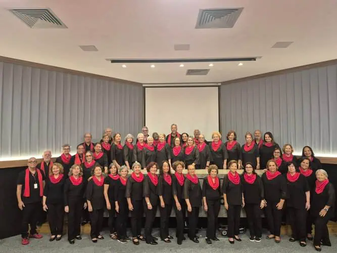 Coral do C.R. do Flamengo faz apresentação gratuita no Música no Museu