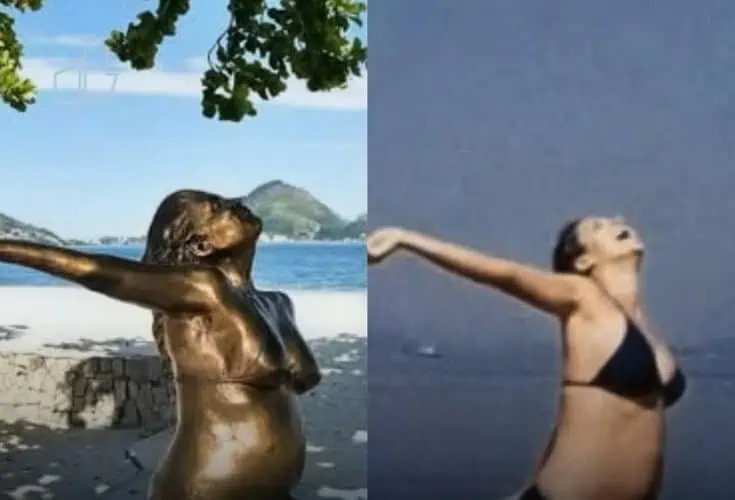 Orla de Niterói ganha primeira estátua em espaço público dedicada a uma mulher: Leila Diniz