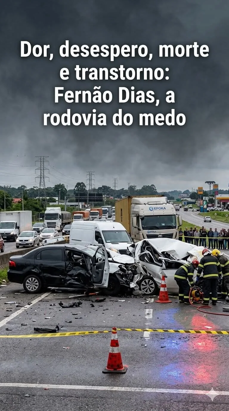 A perigosa BR 381 mais conhecida com Fernão Dias