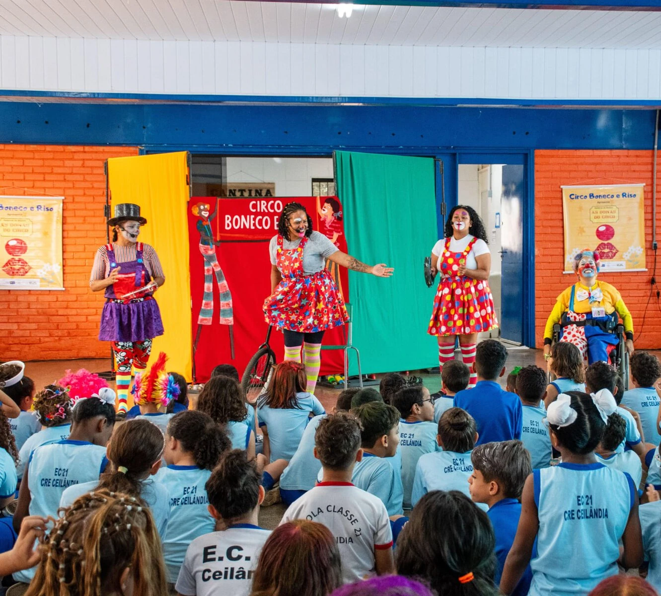Herdeiras do Mestre, As Donas do Circo! em escolas do Gama até dia 26