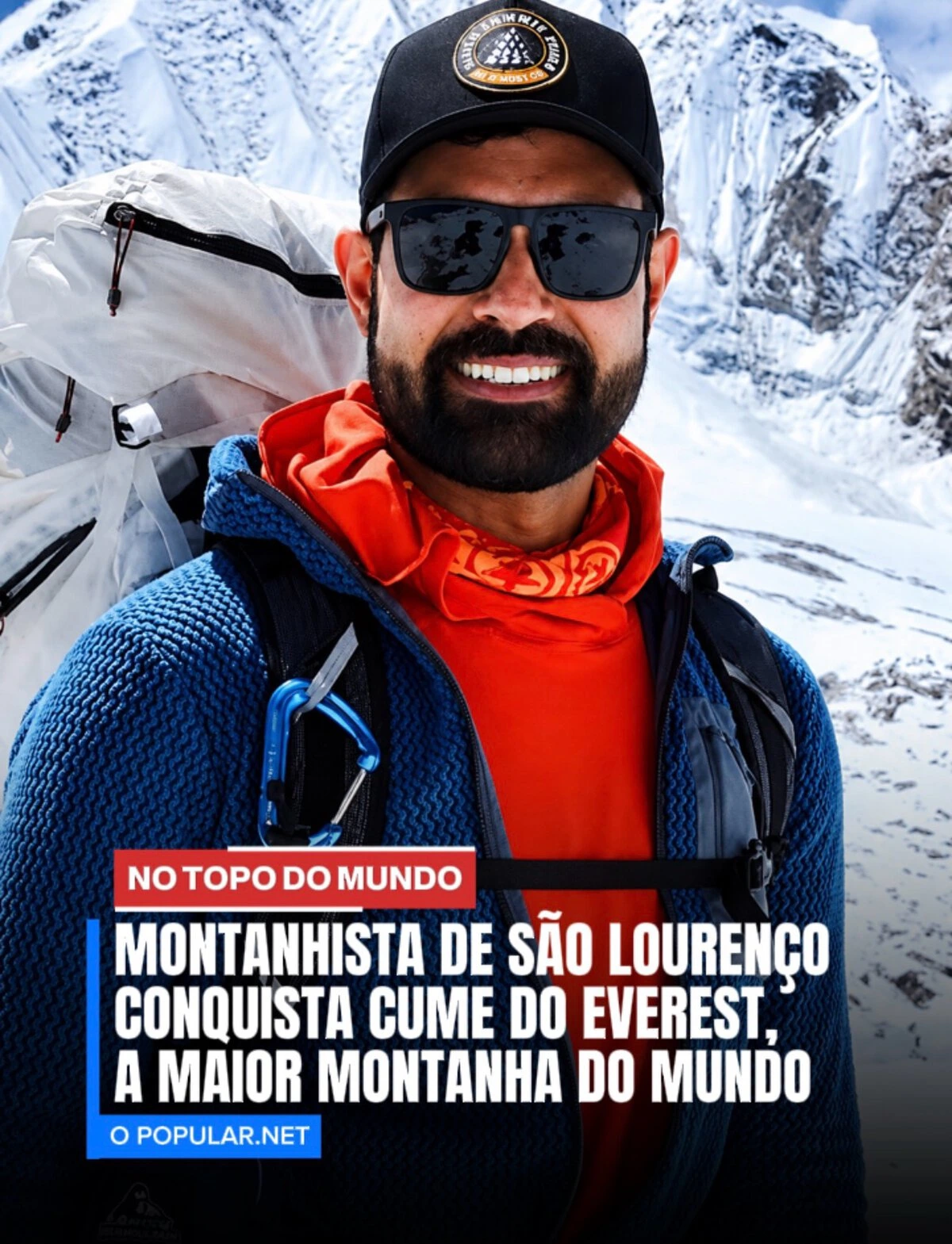 Alpinista Mineiro é o 43° brasileiro a conquistar o topo do Everest