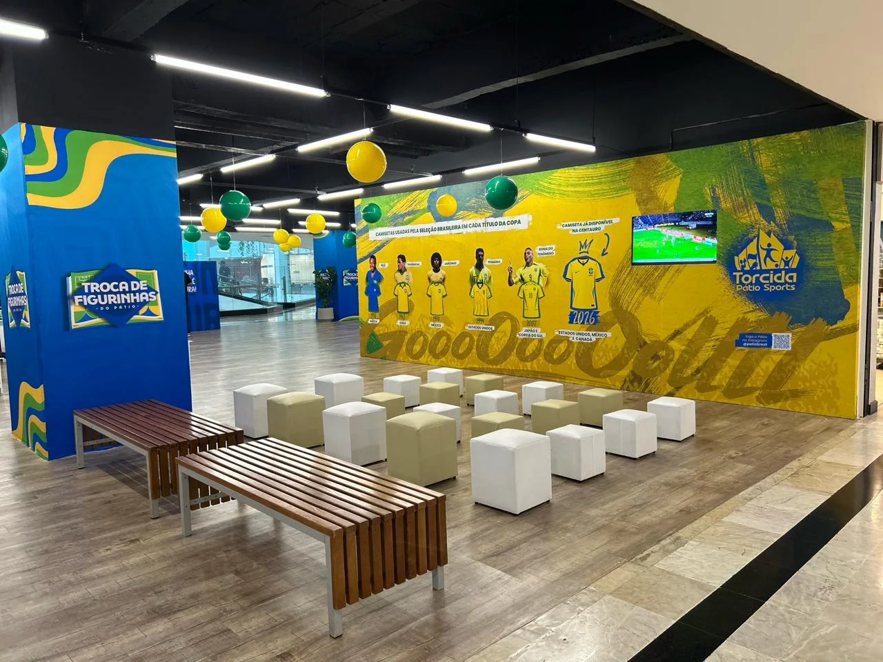 Pátio Brasil Shopping prepara experiência com figurinha personalizada