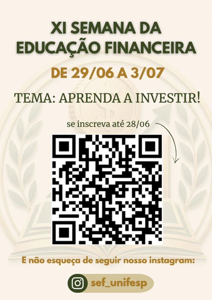 XI Semana da Educação Financeira Eppen/Unifesp 2026