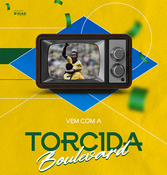 Copa, torcida e emoção ao vivo no Boulevard Shopping Brasília