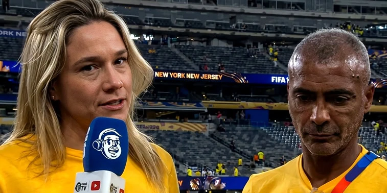 Entre o coice e o desejo de gol: faíscas e tensão entre Romário e Fernanda Gentil incendiam a Copa