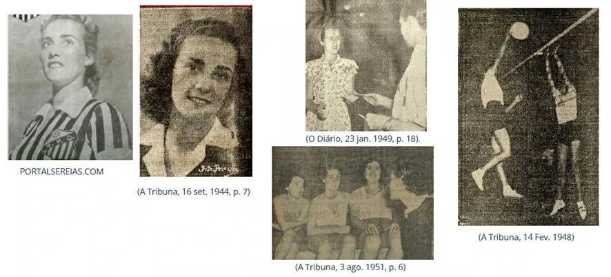 Pesquisa recupera trajetória de uma das principais atletas santistas dos anos 1940 e 1950